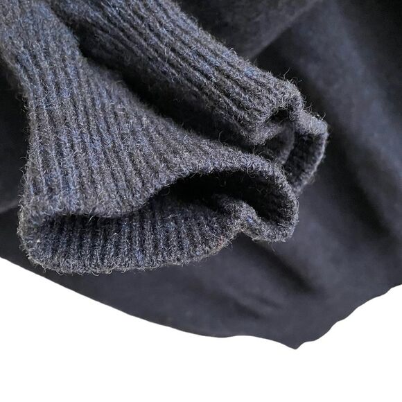 (SOLD) UNITED COLORS OF BENETTON Shetland Wool Sweater Blue XL - Picture 3 of 4